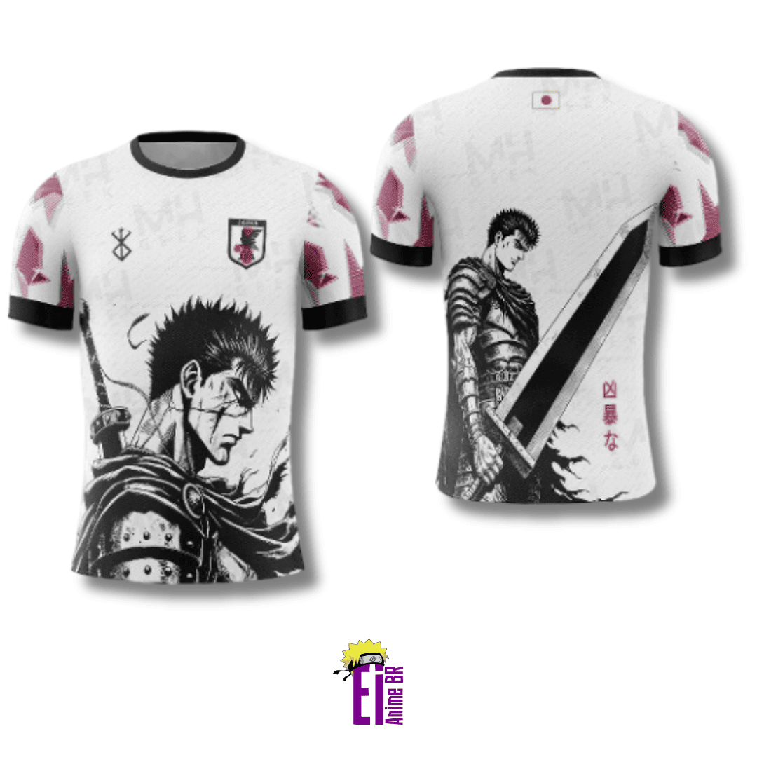 CAMISA ANIME TIME™️GUTS BERSERK 2024/2025 EDIÇÃO LIMITADA ORIGINAL UNISSEX
