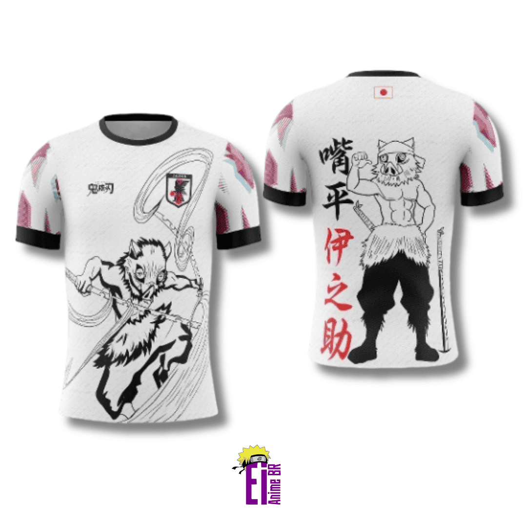 CAMISA ANIME TIME™️INOSUKE DEMON SLAYER 2024/2025 EDIÇÃO LIMITADA ORIGINAL UNISSEX