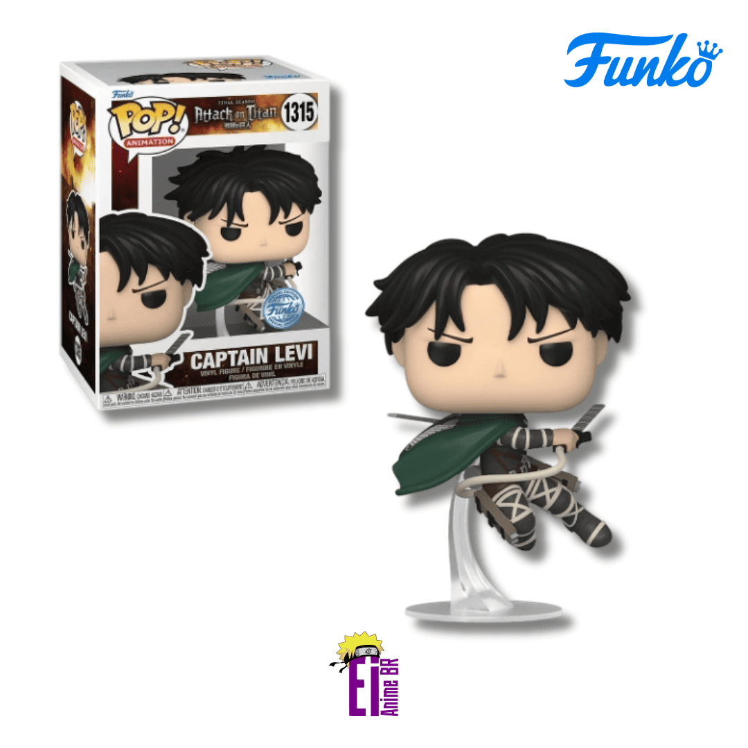 FUNKO POP ATTACK ON TITAN CAPTAIN LEVI 1315 ORIGINAL
