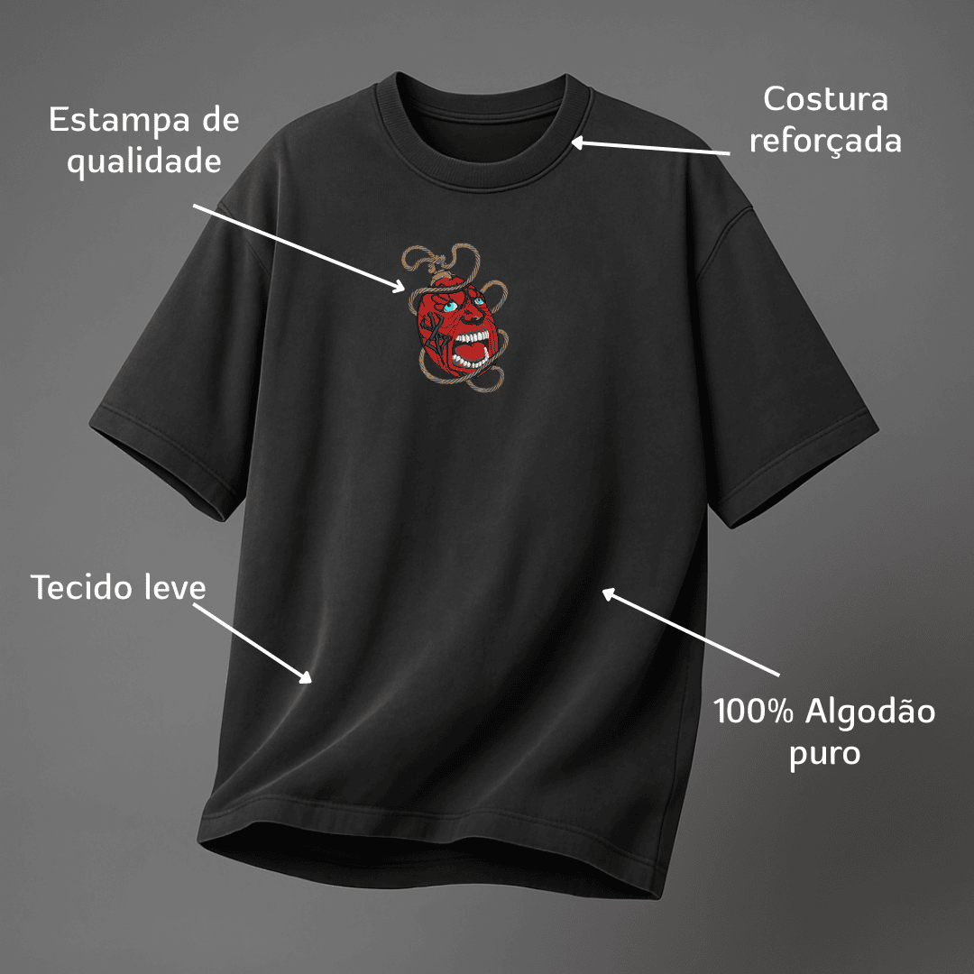 CAMISETAS EI OVERSIZED ANIMES- ORDEM