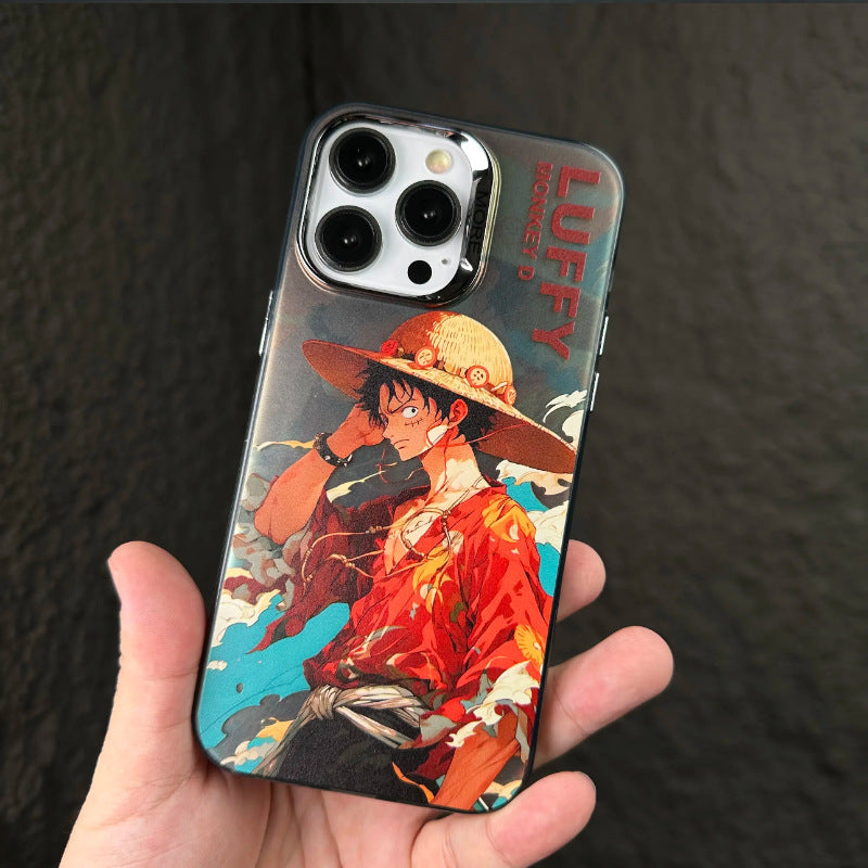 Capa Anime One Piece Luffy Zoro para iPhone 11 Pro Max 12 Pro Max