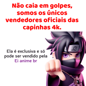 CAPINHA DE IPHONE OBITO 4K