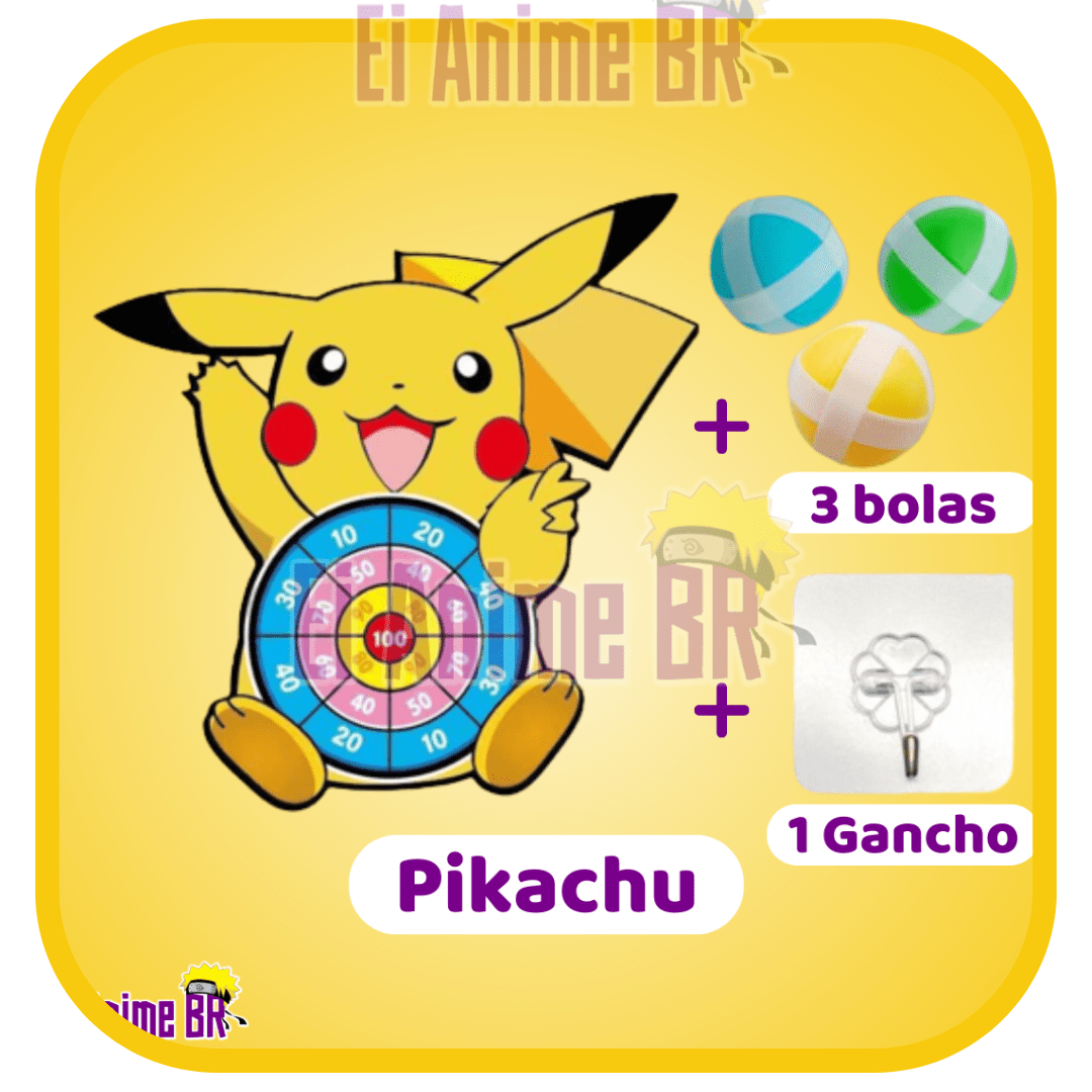 TIRO AO ALVO DO POKÉMON GO EXCLUSIVO POKEBALL™ + BRINDE DE BOLAS E GANCHOS