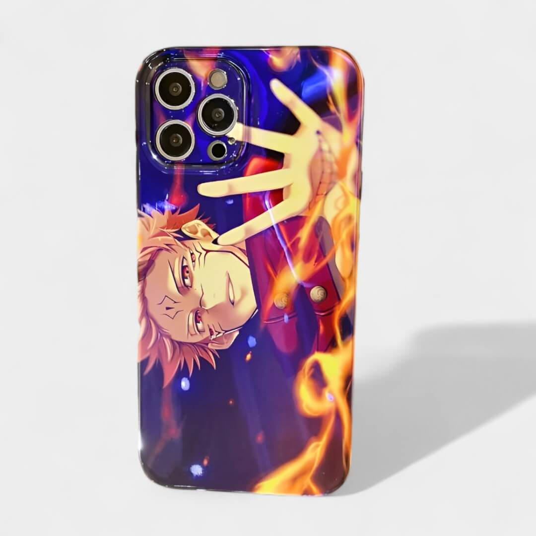 CAPINHA DE IPHONE YUJI VERSÃO SUKUNA 4K