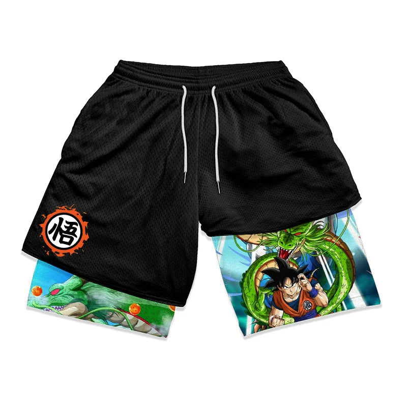 SHORT ANIME FIT™ UNISSEX GOKU AND DRAGON