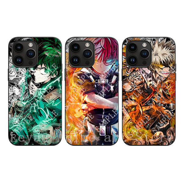 CAPINHA DE IPHONE DO  BOKU NO HERO 3D